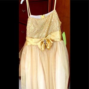 NWT -Chic Baby Holiday or special occasion dress Size 11-12